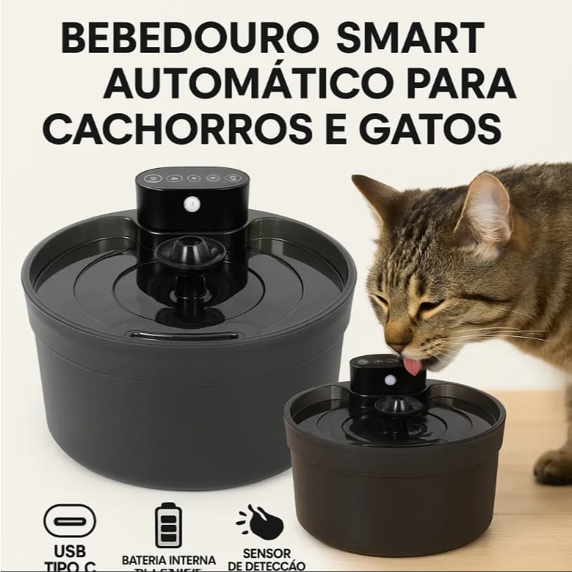 Fonte De Água Inteligente Para Pet 2,6 Litros Novo lacrado