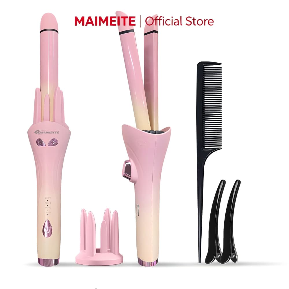 MAIMEITE Alisador e Modelador 2 em 1 Automático Cerâmica