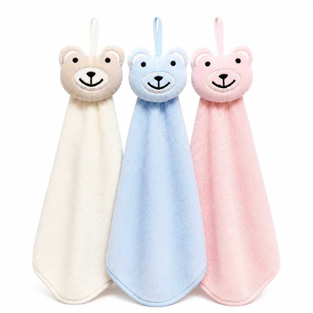Kit 3 Panos de Boca Bebê 28x28cm | Prendedor de Chupeta | Naninha Macia | Bolsa Maternidade | Alimentação