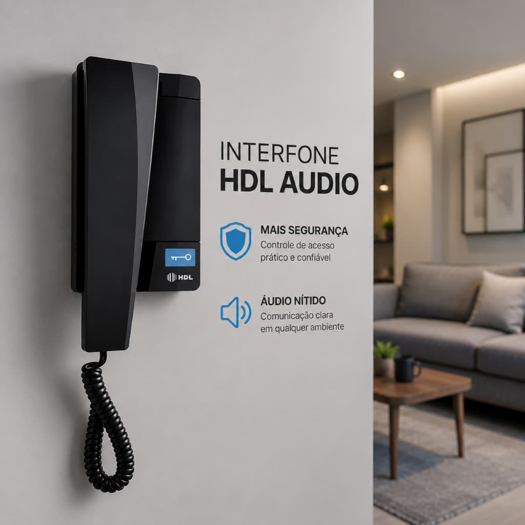 Interfone Eletrônico Residencial Porteiro Eletrônico Class Áudio Class HDL Telefone Com Botão