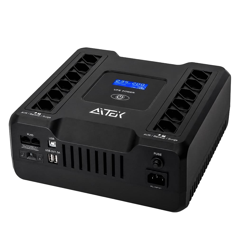 No-break Bivolt Interativo com Display LCD Proteção Contra Quedas de Energia 650VA | 850VA | 1000VA