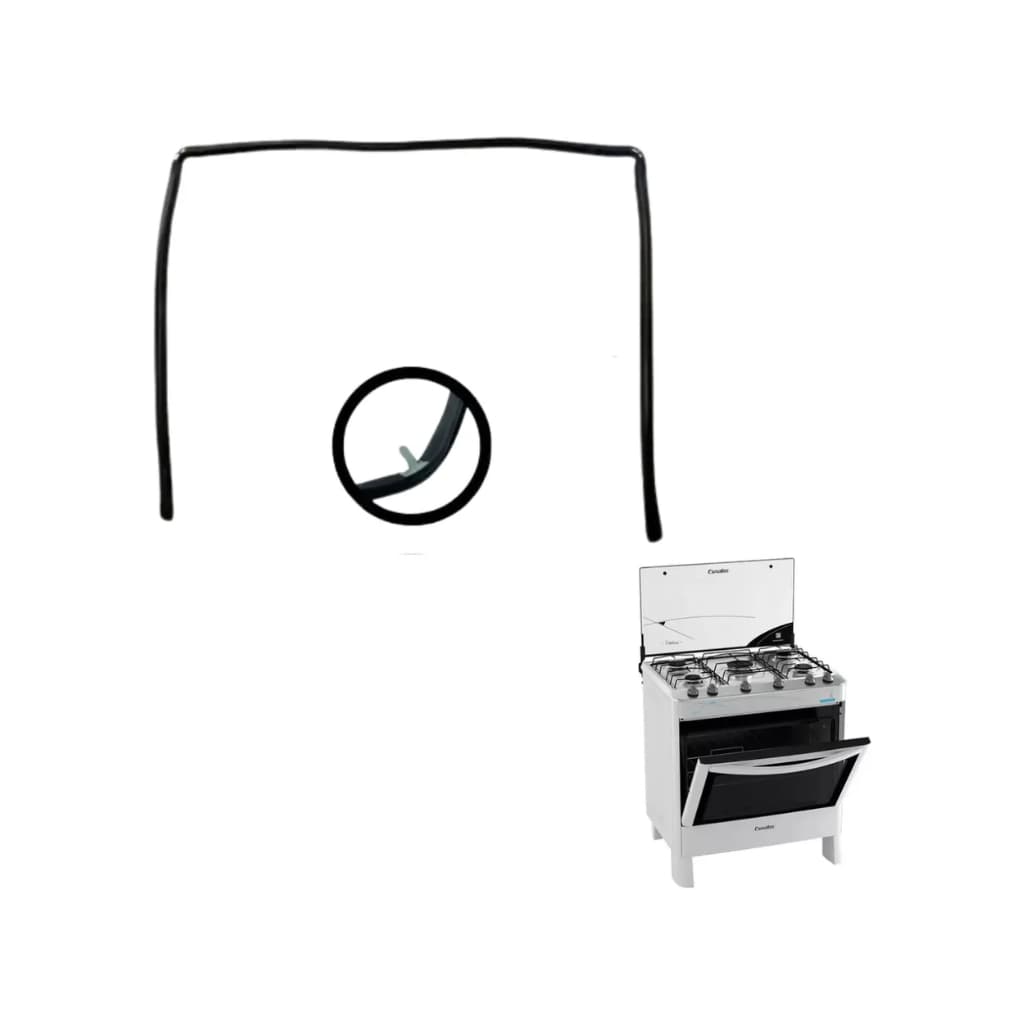 Vedação Para Forno Fogao Esmaltec 5 Bocas Agata 5062 66x29 | Borracha Gaxeta Guarnição Térmica