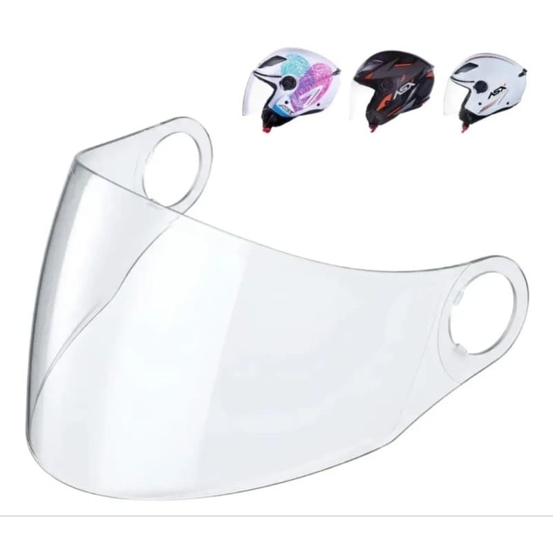 Viseira Capacete Asx Aberto City Air Cristal