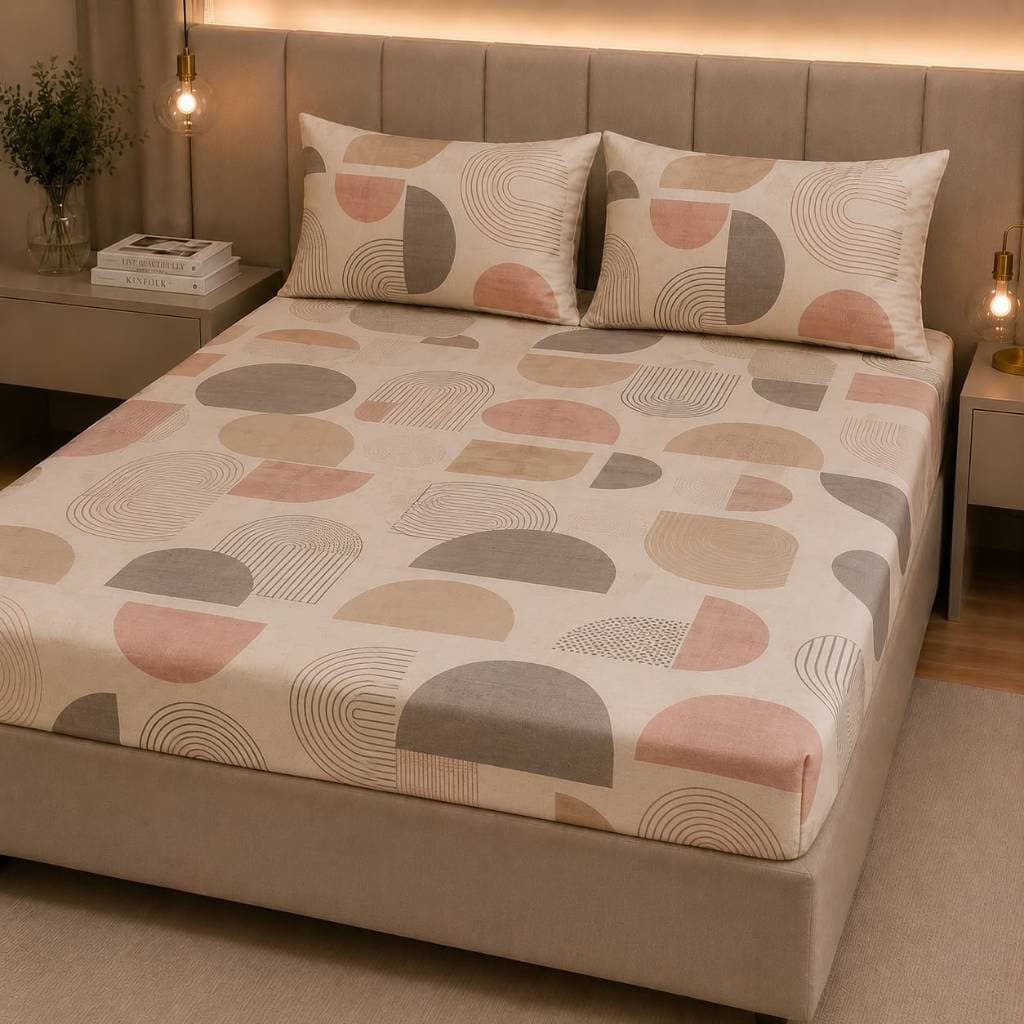 Lençol Estampado Avulso Toque Delicado Com Elástico Em Toda Volta