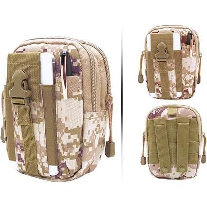 Bolsa Tática de Cintura Porta Treco Celular Carteira Pochete Militar Multiuso Resistente a Água
