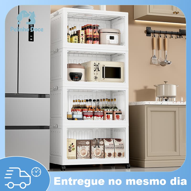 Armário Organizador Dobrável Multiuso,Empilhável Modulável e Dobrável para Casa  Escritório