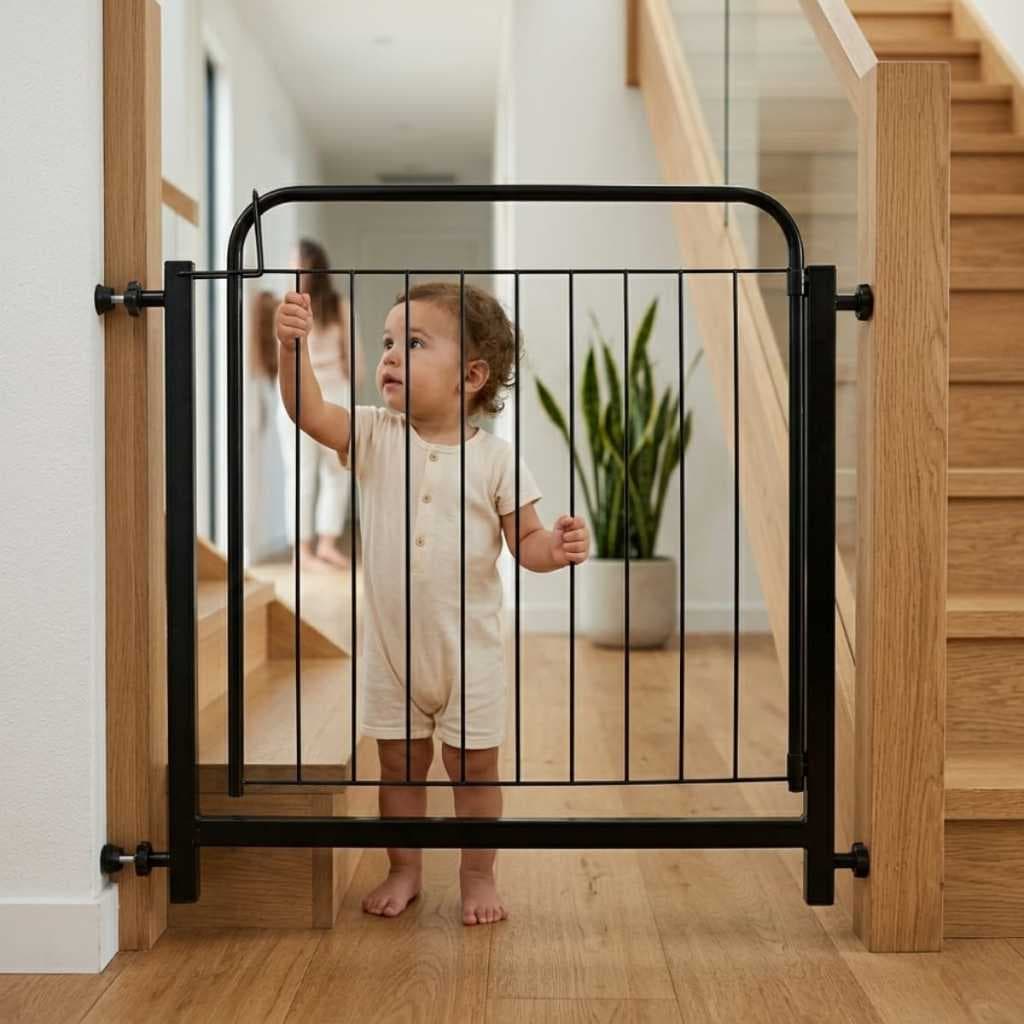 Portão Pet Criança Premium para Porta Escada e Corredor