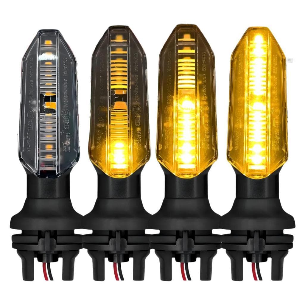 Pisca LED Cb250f Twister 2019 Moto Honda CG 125/150/160 Titan Fan | Par + Kit 4 | 12V Seta Super Brilhante Universal