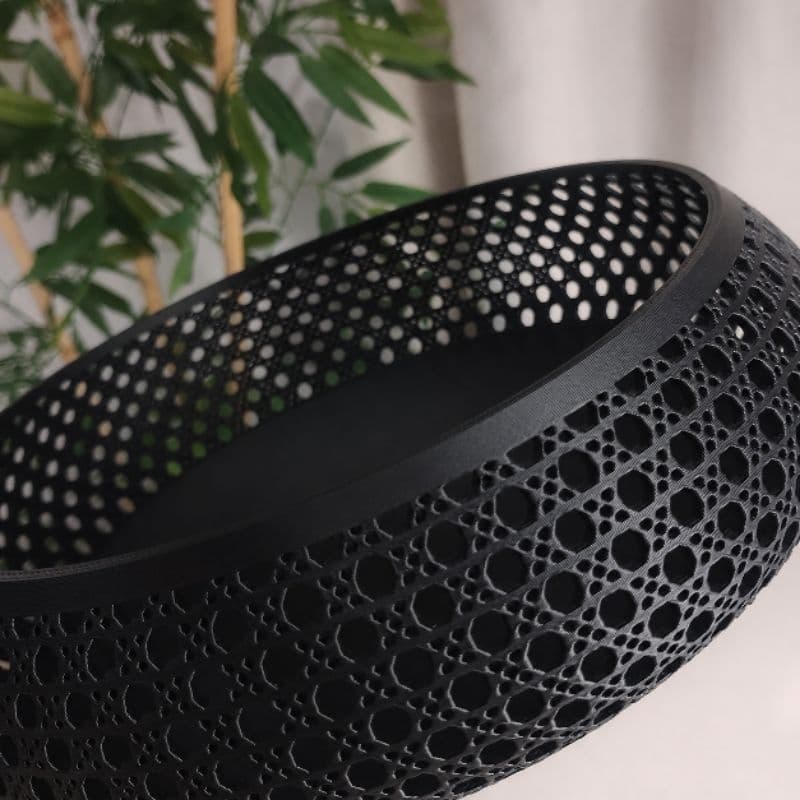 Cesto Trama Organizador Decorativo Multiuso Minimalista para Mesa Sala e Quarto