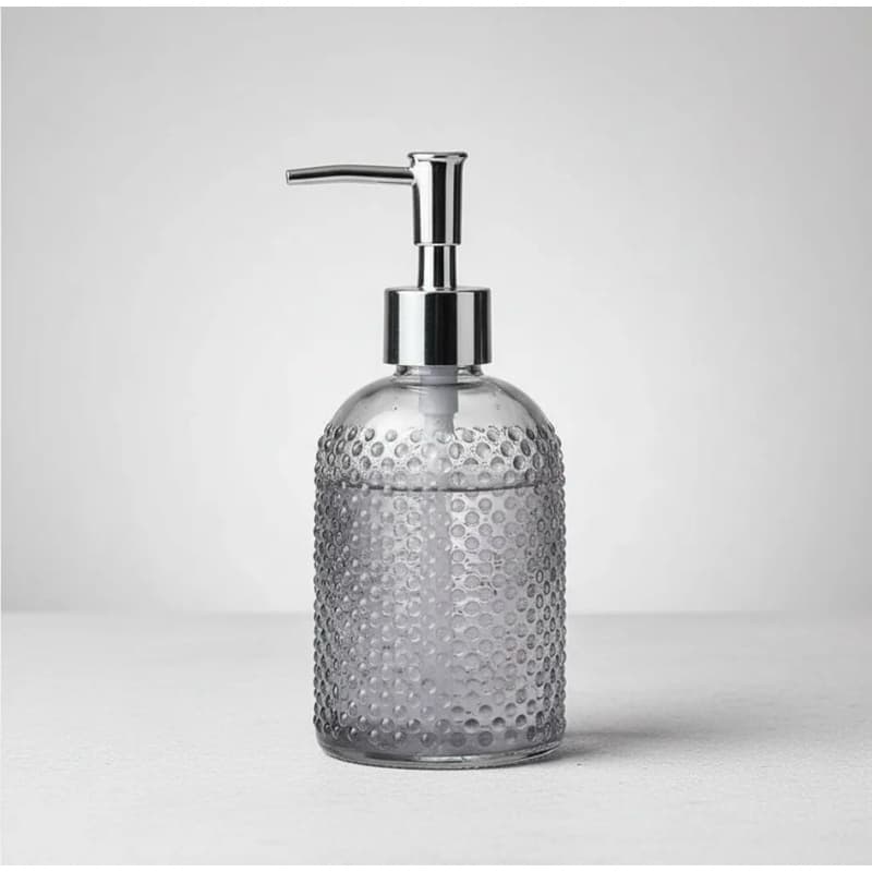 Porta Sabonete Liquido P/ Lavabo Transparente Vidro 400ml