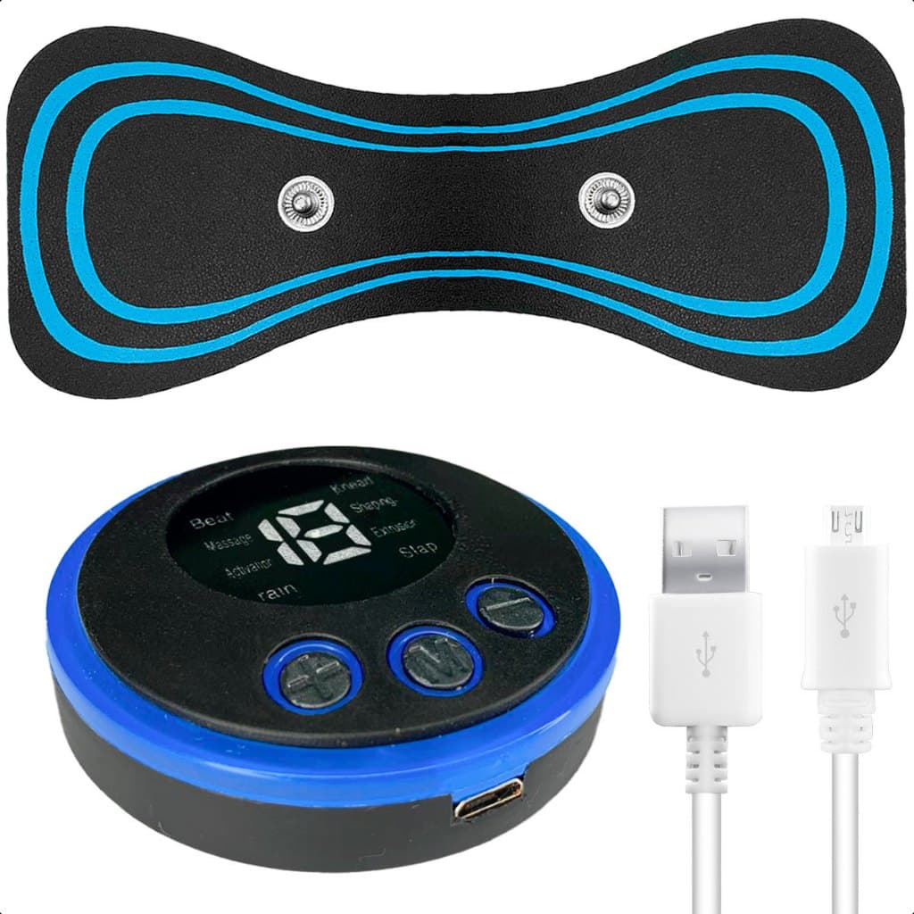Mini Massageador Portátil Elétrico Recarregável Cervical Dores