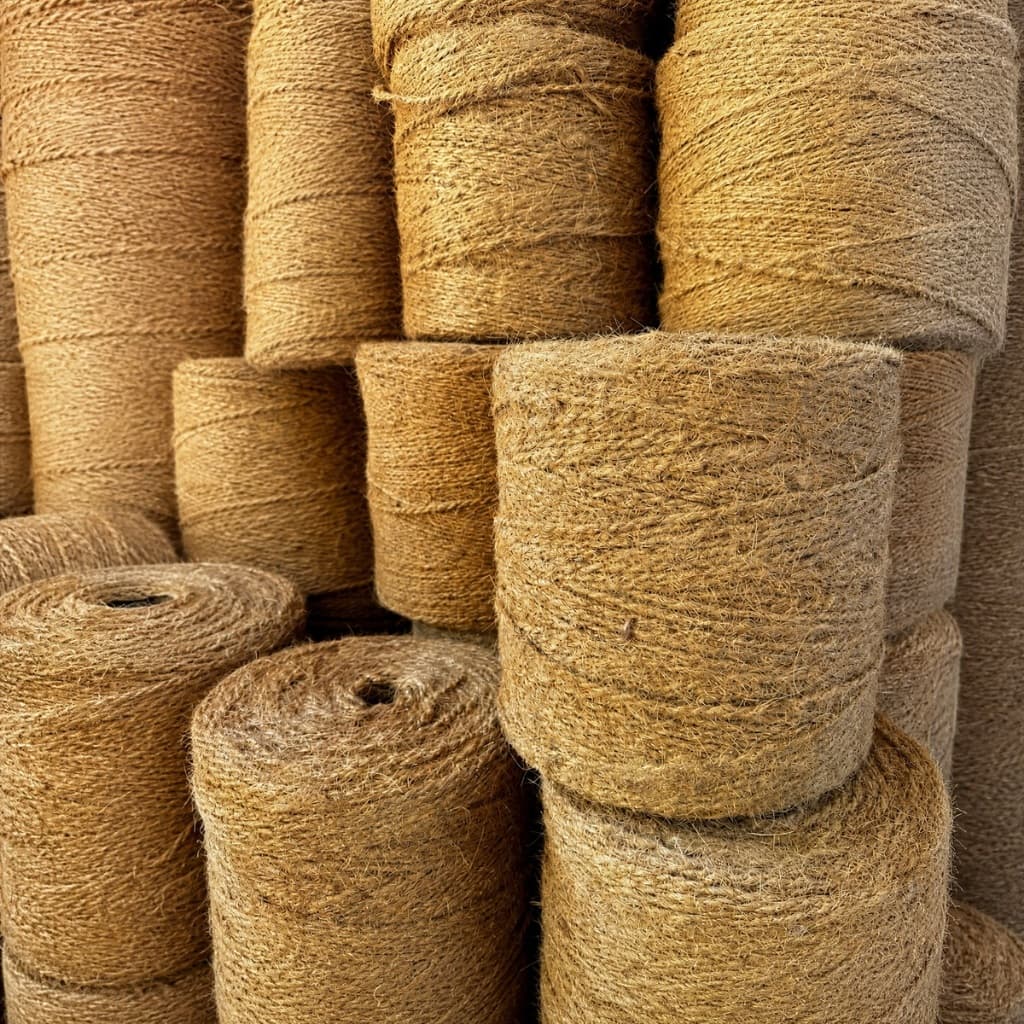 CORDAS DE FIBRA DE COCO PARA ARTESANATO- ROLO COM 4,6 KG