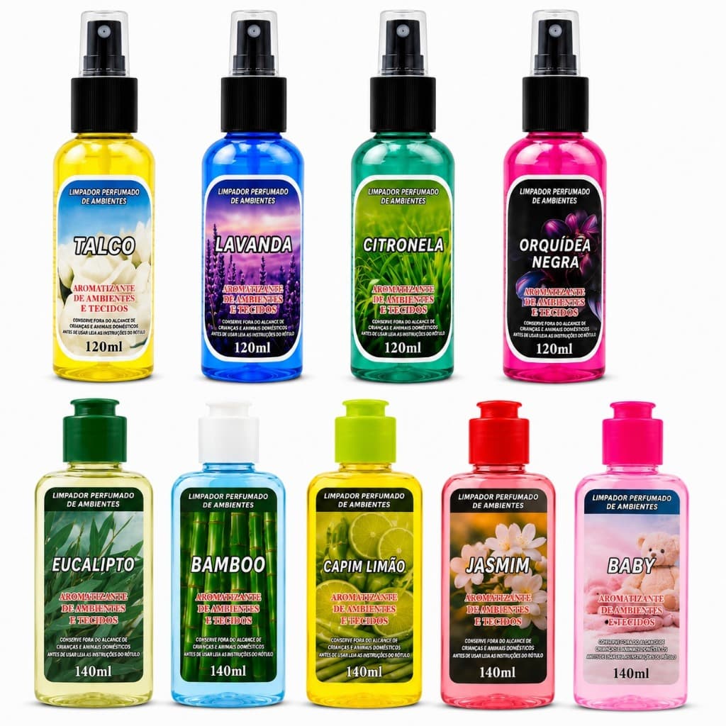 Home Spray Aromatizador de Ambientes KG Clean 120ml Perfume para Casa e Tecidos