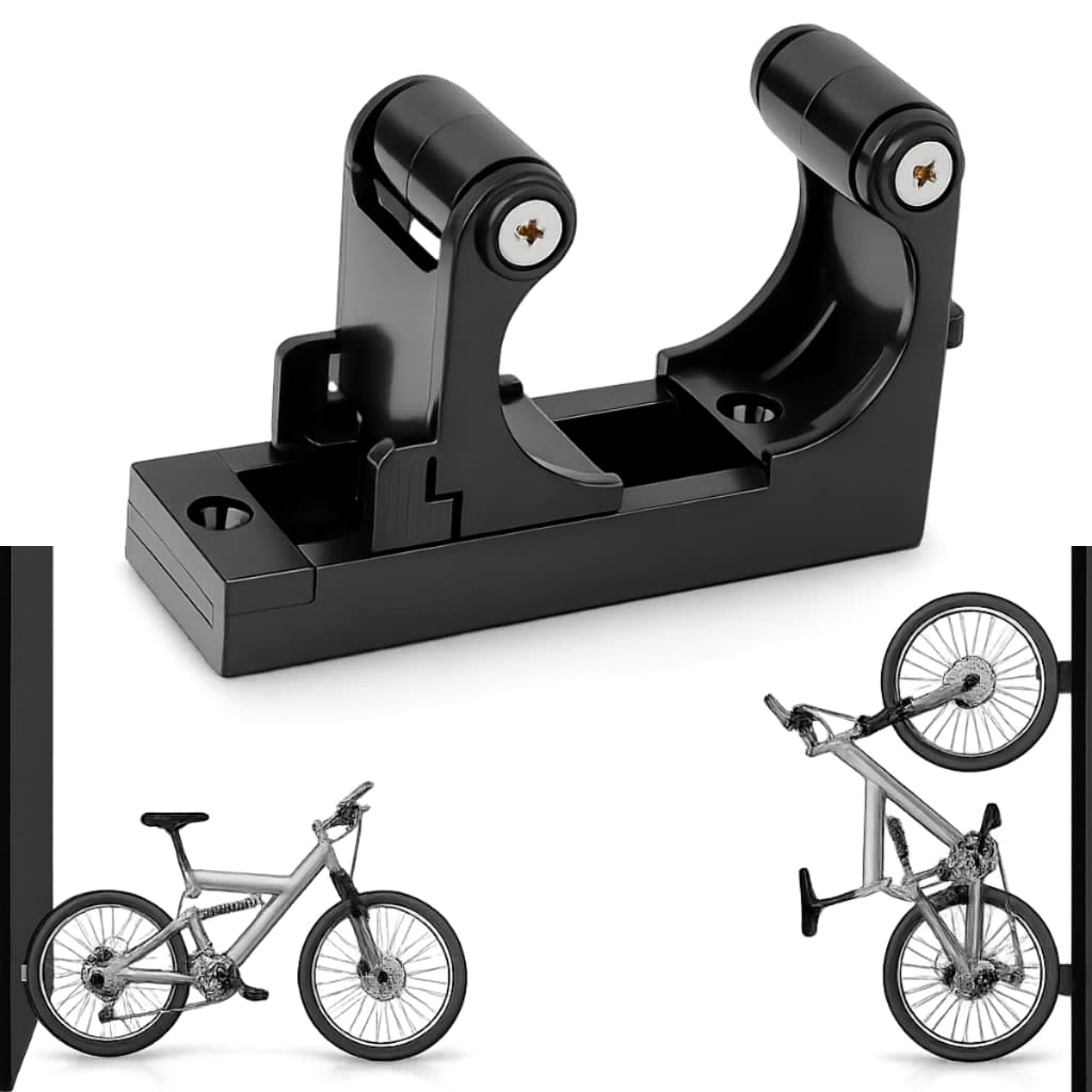 Suporte de Parede Bicicleta Bike Vertical Horizontal Compacto