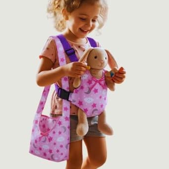 Canguru para Bonecas com bolsinha  Reborn , baby alive bonecas