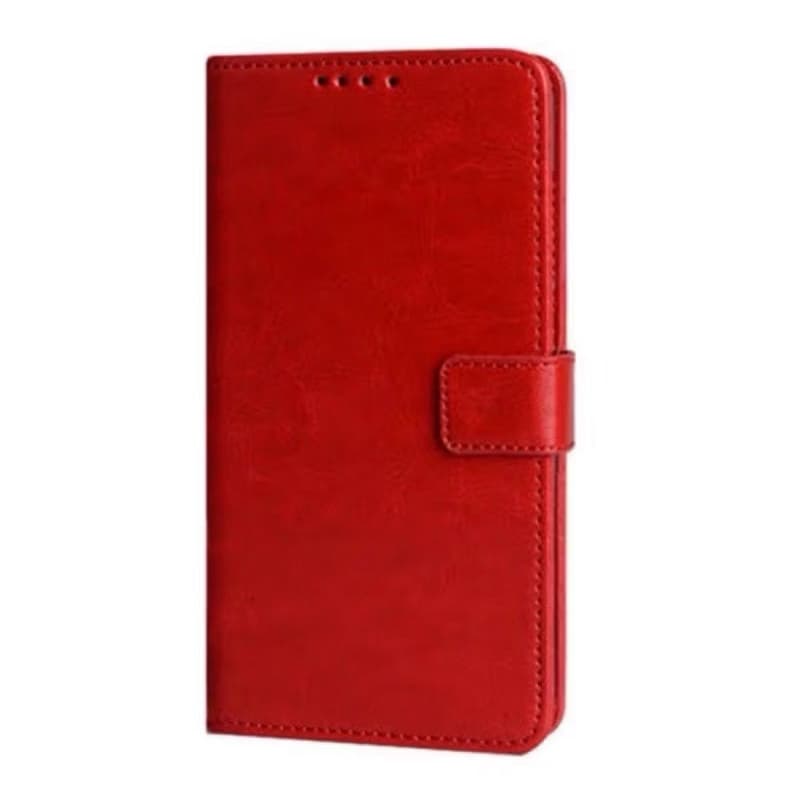 Capa Capinha Carteira Para Motorola G100 - Vermelha