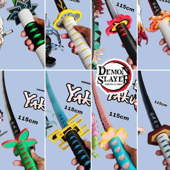 Espada de Brinquedo Retrátil Demon Slayer |Katana de Plástico para Cosplay