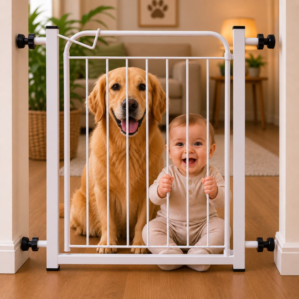Portão Segurança Trava  Prolongador Bebês Pets