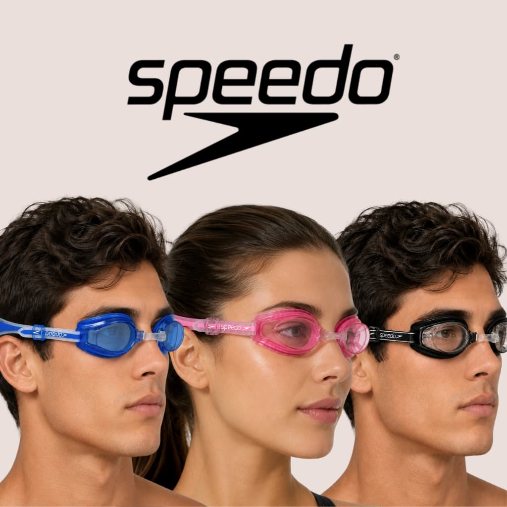 Óculos de Natação Speedo Izy AD Antiembaçante Proteção UV Adulto Ajustável Original Piscina