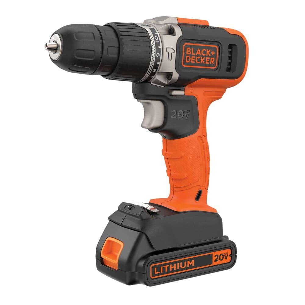 Parafusadeira e Furadeira BLACK+DECKER BCD704C1 10mm Com 2 Velocidades 110V