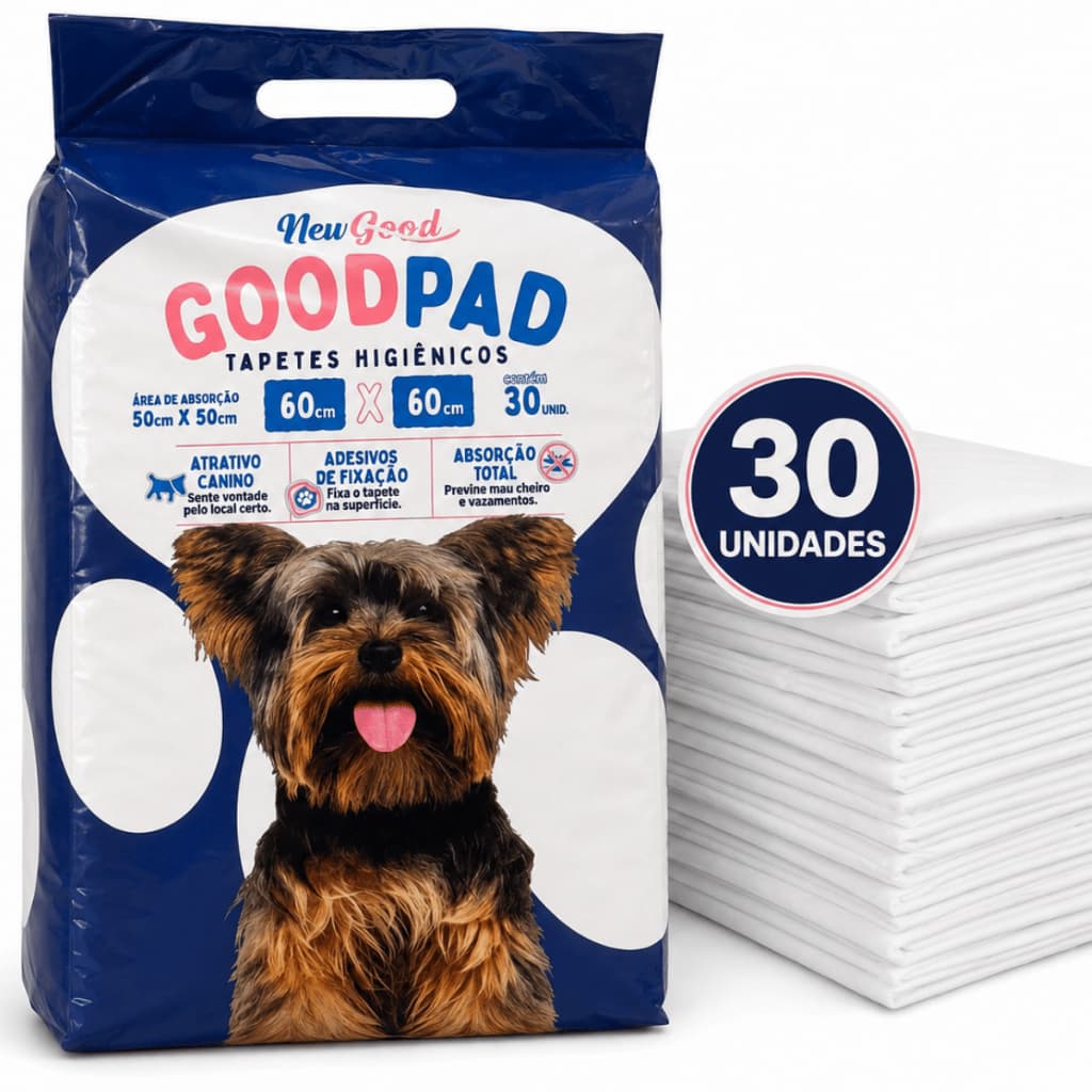Tapetes Higiênico Para Pet Cachorro Good Pad Pet 60x60cm