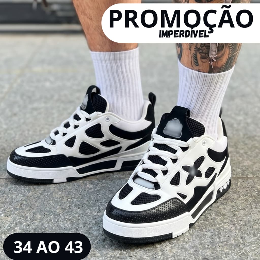 Tênis Masculino Chunky Streetwear Moderno para Looks Casuais e Estilo Masculino