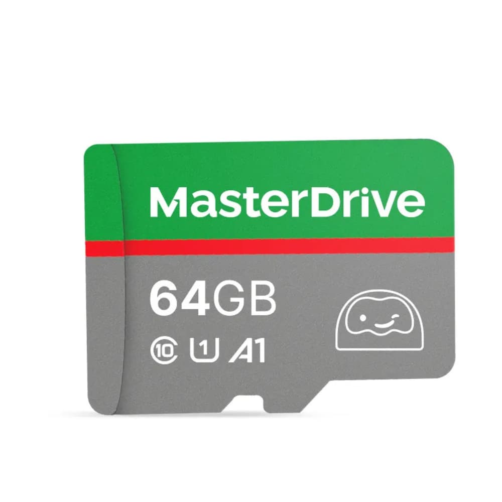 Cartão Memória Micro SD MasterDrive 16GB 32GB 64GB Classe 10 A1 Full HD Com Adaptador SD
