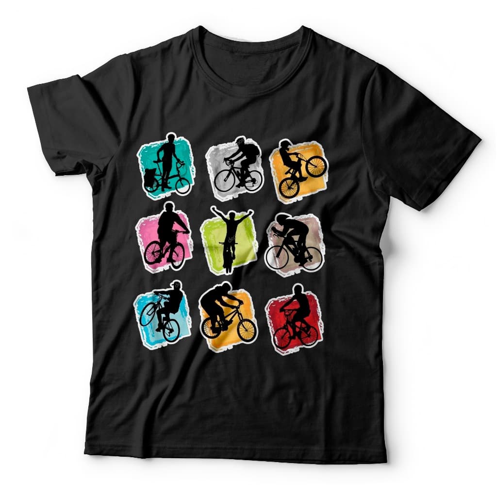 Camiseta Ciclismo Bike Unissex – Estampada Ciclistas MTB, Speed e Gravel 100% Algodão