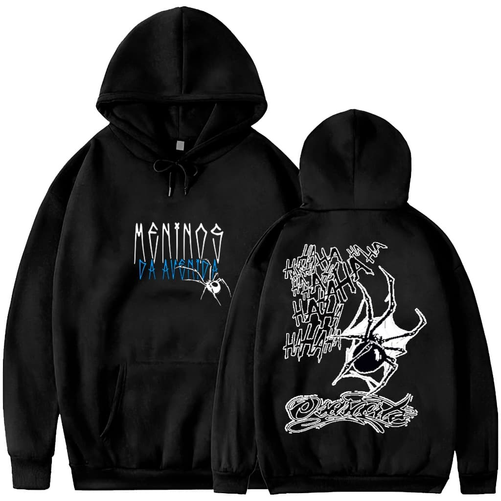 Moletom Canguru Oversized Meninos da Avenida osascorte – Estampa Frontal e Costas