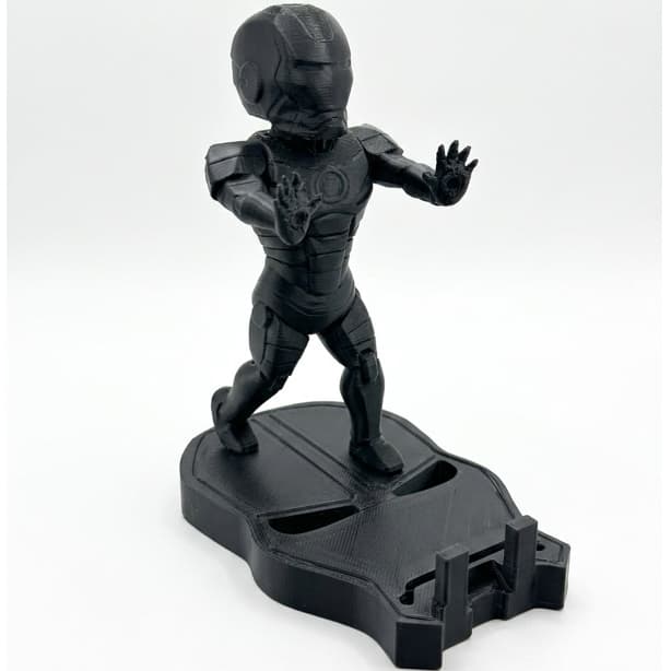 Suporte para Celular Homem de Ferro | Organizador de Mesa | Impressão 3D | Presente Geek