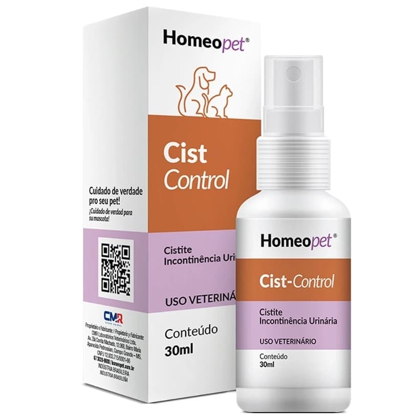 Homeopet Cist Control: Solução Homeopática para Saúde do Trato Urinário em Cães e Gatos