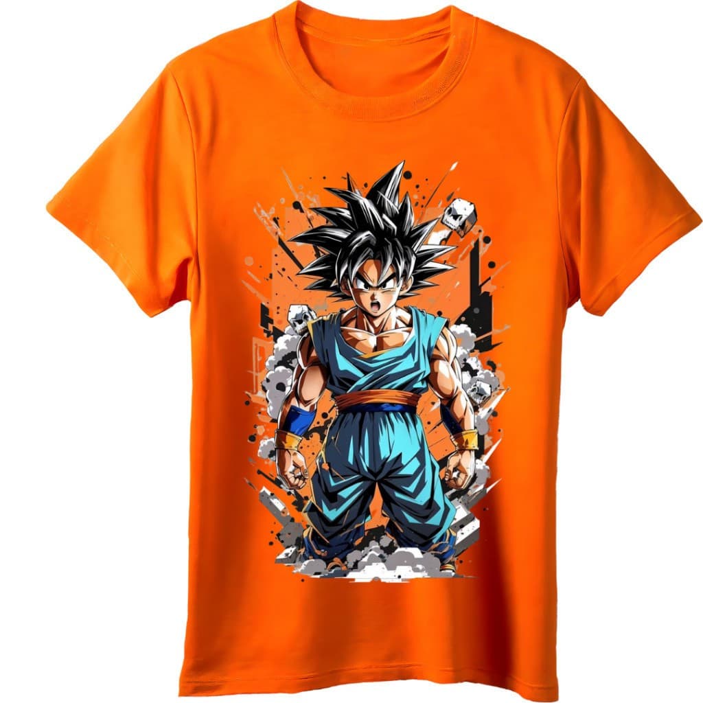 camisa-camiseta dragon ball z goku 100% algodao envio imediato