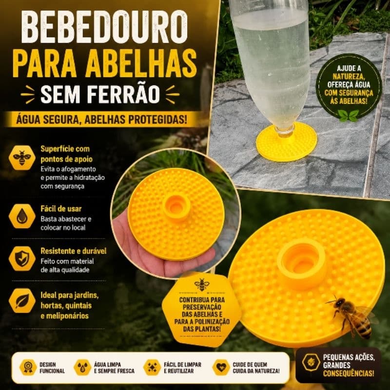 Alimentador para Abelhas Sem Ferrão nativas Garrafas pet
