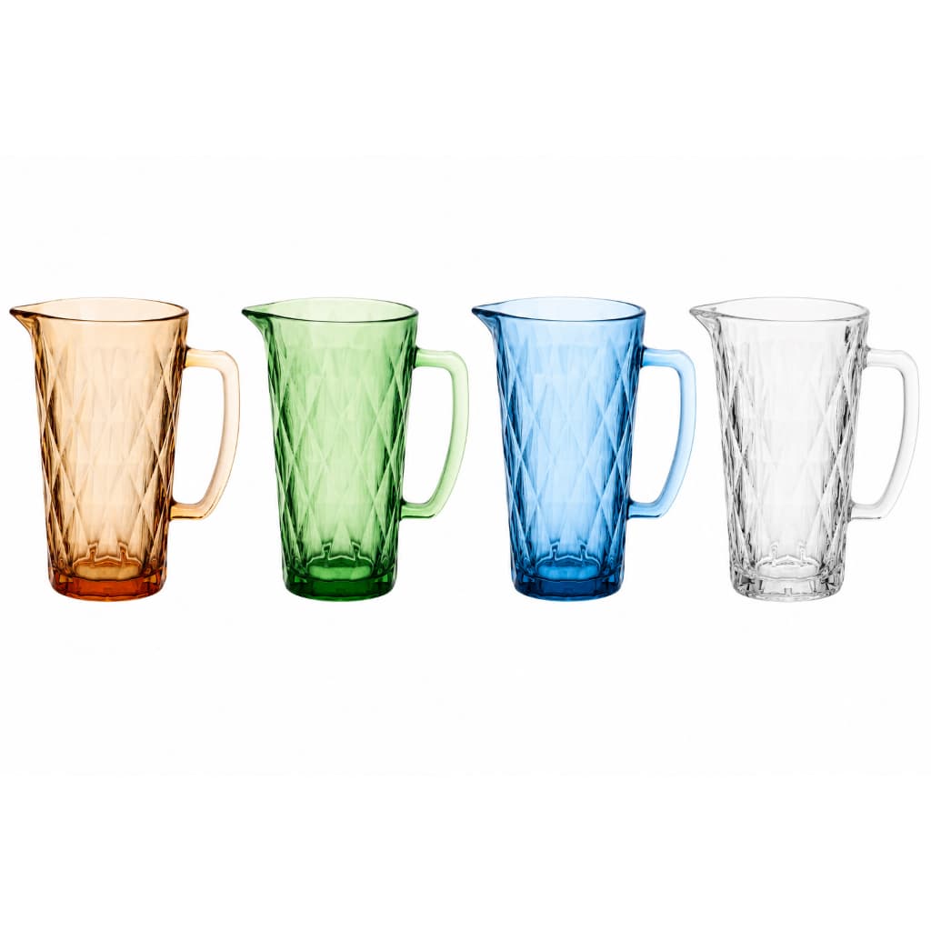 Jarra De Vidro Diamond 1,2L Para Suco Água Refrigerante Mesa Posta