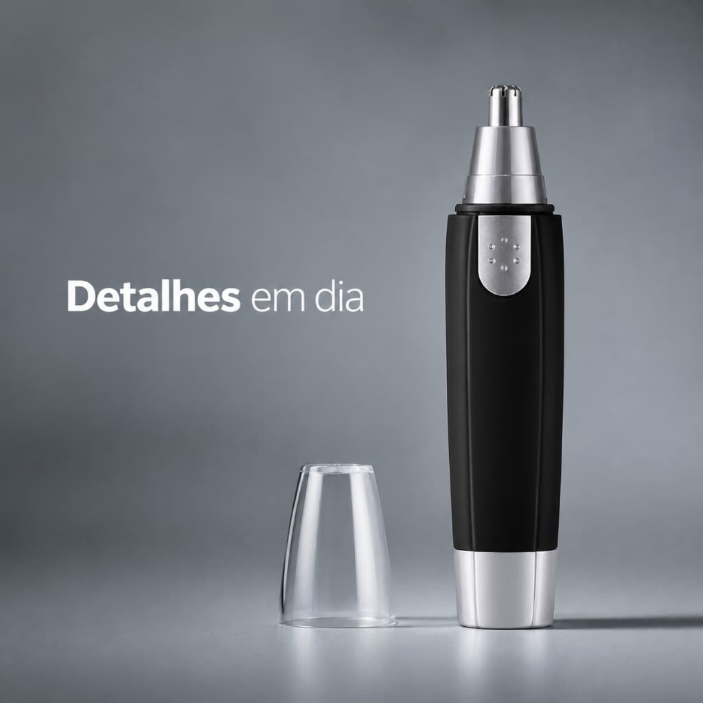 Aparador De Pelos Nariz E Orelha Elétrico Portátil Tira Pelos Rosto Masculino E Feminino Profissional Indolor