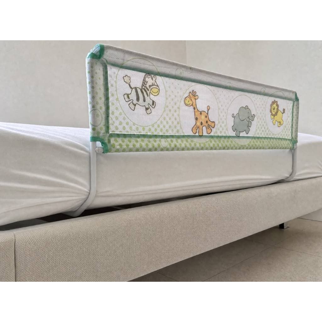 Grade de Cama ...Verde c/ detalhes se bichinhos para Proteção de Bebê Crianças Jovens e Idosos