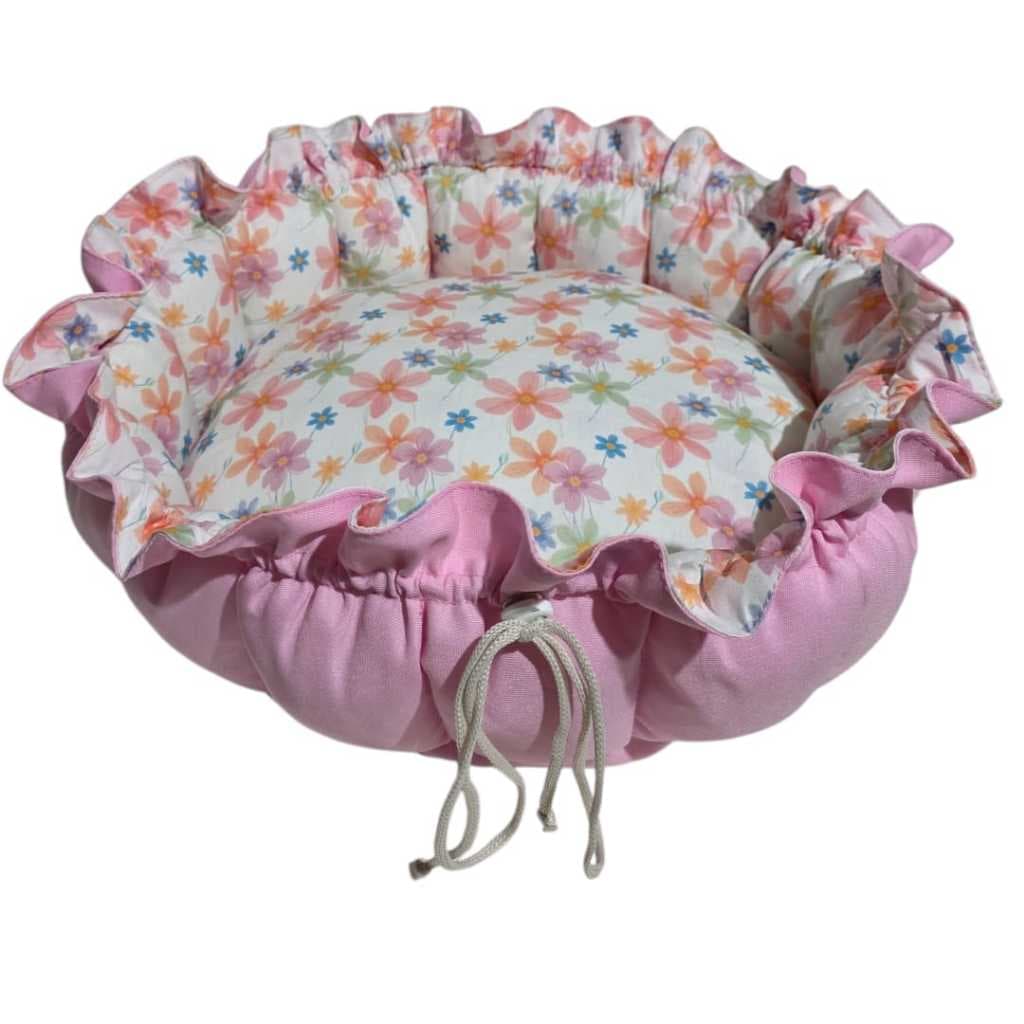 Cama Caminha Pet/ Colchonete para cães e gatos tamanho PP -Pode ser usada em forma de ninho ou colchonete - Lavável