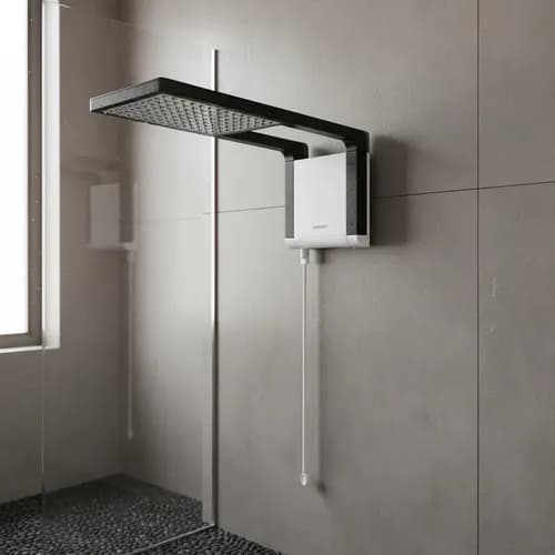 Chuveiro Lorenzetti Acqua Storm  Branco - Grafite 220v 7800W