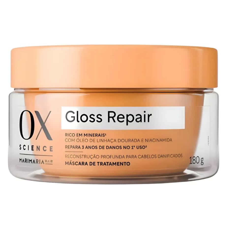 Máscara Capilar Ox Science Mari Maria Hair Gloss Repair 180g