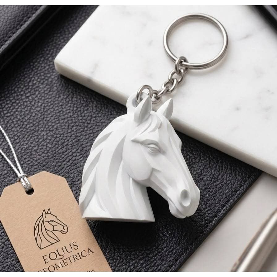 Chaveiro Pingente Retrovisor Cavalo Decorativo para Carro Chaves
