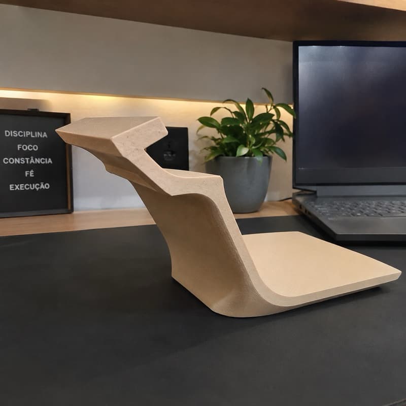Suporte para Notebook e Laptop Ergonômico Compacto Leve Base Elevada Ventilado para Mesa Minimalista