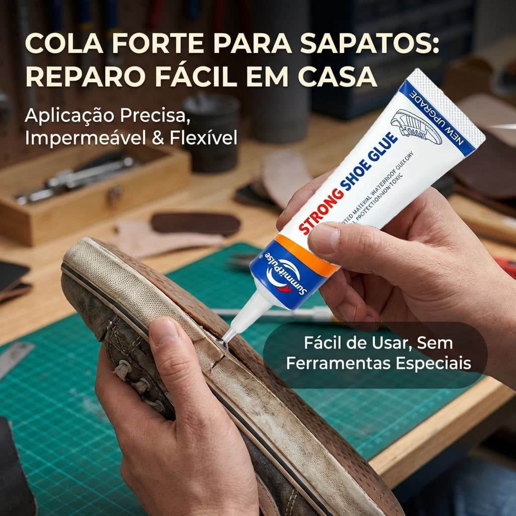 Cola forte multiuso, adesivo poderoso, à prova d'água, prático  frasco de 60ml sapato cola.