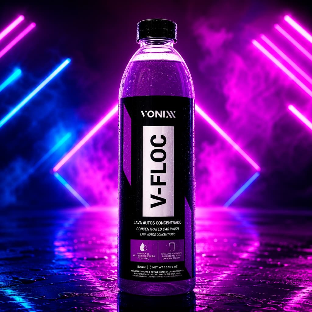Shampoo Neutro V-floc Concentrado Lava Auto Vonixx 500ml
