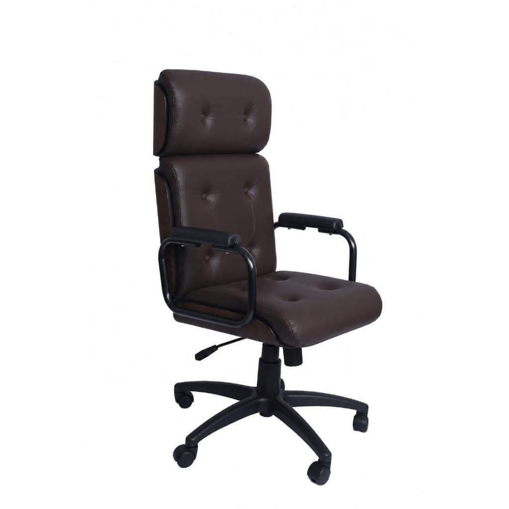 Cadeira Giratória de Escritório Estofada Premium – Conforto Ergonômico para Home Office e Reuniões