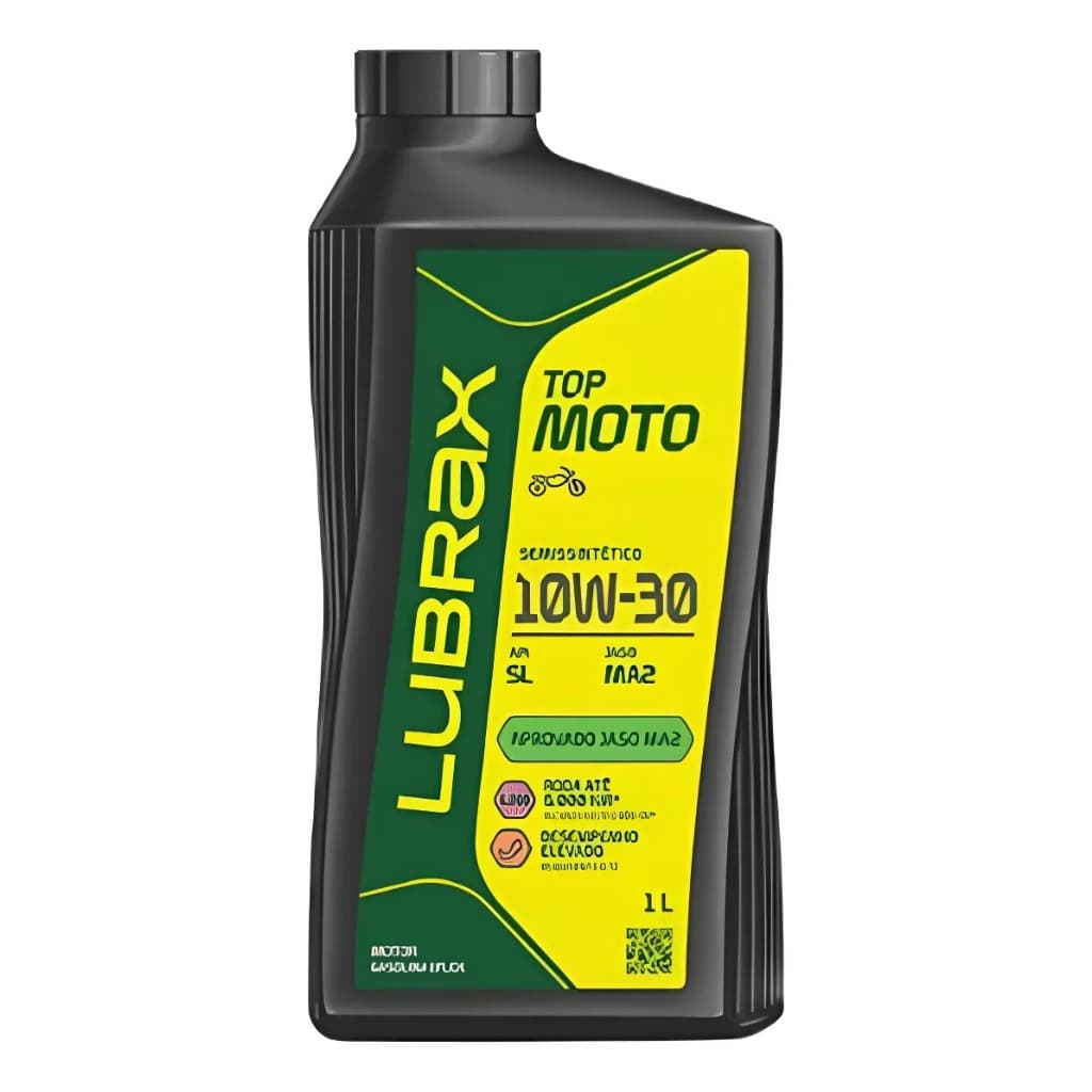 Oleo Lubrax Moto 4T 10w30 Semi Sintético 1 Litro Original