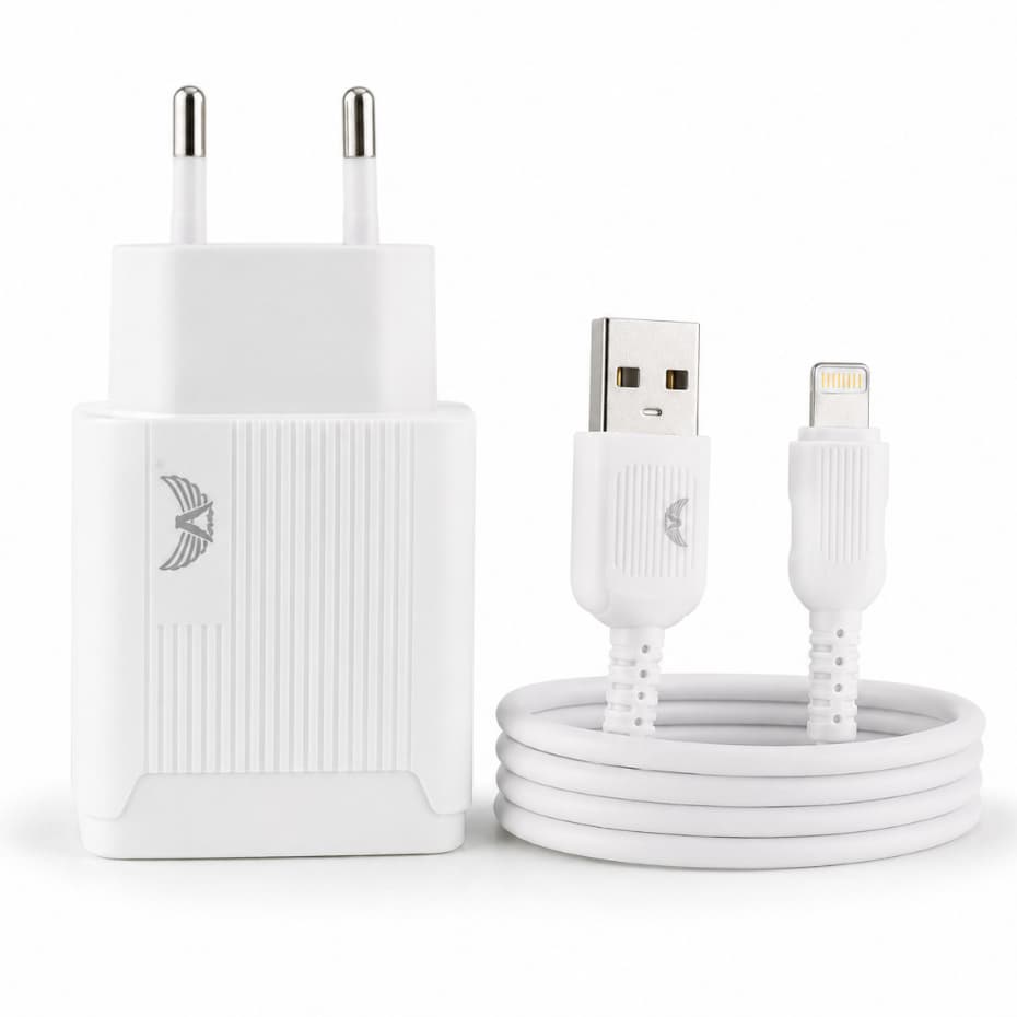 Carregador Para Iphone Turbo 25W Com Cabo de Carregamento Rápido - Cabo Para Iphone + Fonte 25W