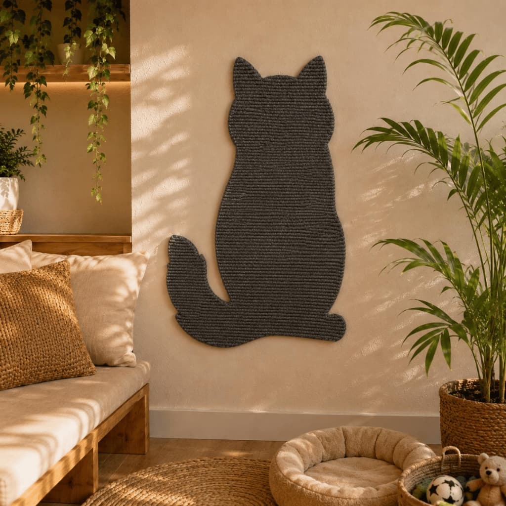 Arranhador para Gatos de Parede Carpete Protetor Sofá Móveis Brinquedo Pet Resistente