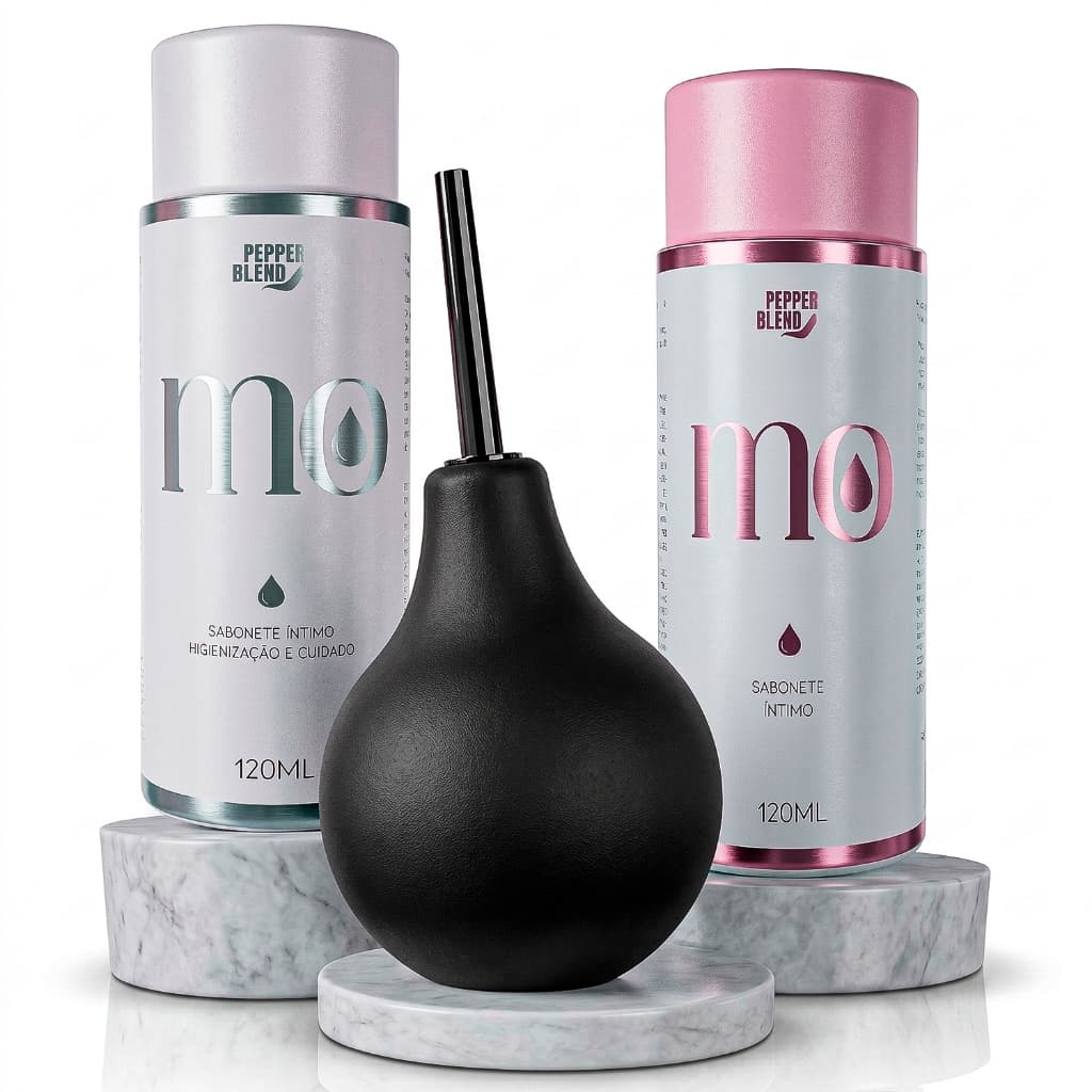 Kit Ducha Higiênica Íntima 160ml + Sabonete Procto Lavagem Anal + Feminino Copaíba e Barbatimão