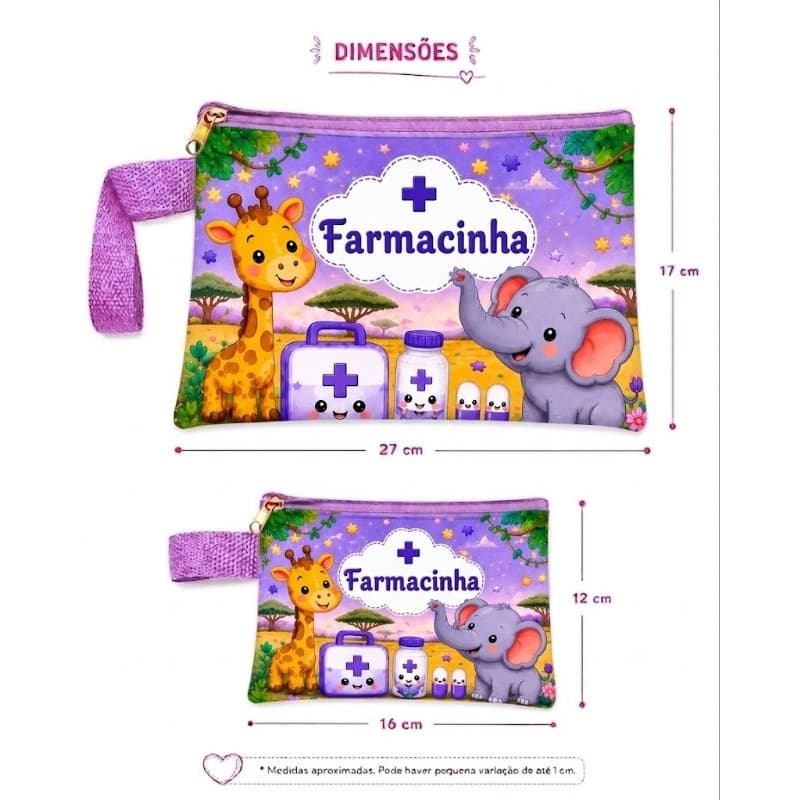 Kit Farmacinha G e P Farmacinha para viagem ou bolsa dia a dia Kit 2 Farmacinha