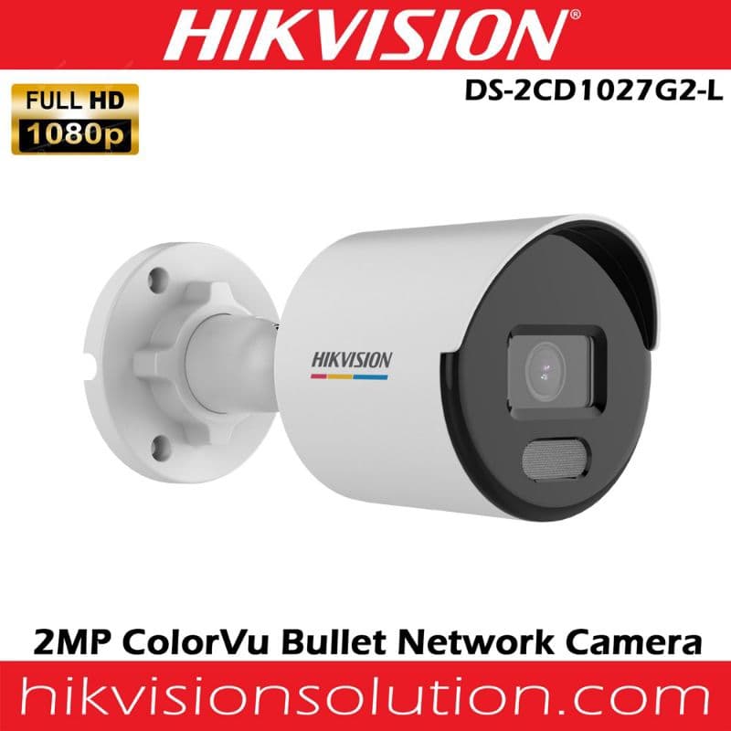 Câmera de Monitoramento Hikvision DS-2CD1027G2-L